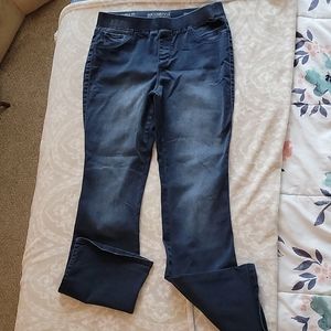 "Silk Denim" Stretch Jeans. L.